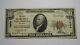 10 1929 Fort Morgan Colorado Co Monnaie Nationale Banque Note Bill Ch. #7004 Fine
