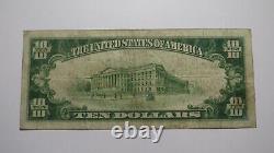 10 1929 Fort Smith Arkansas Ar Banque Nationale De Devises Note Bill Ch. #7240 Fine