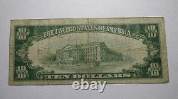 10 $ 1929 Georgetown Kentucky Ky Banque Nationale De Devises Note Bill! Ch. #8579 Rare