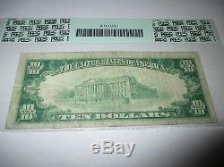 10 $ 1929 Grand Forks Dakota Du Nord Nd Note De Banque Nationale Bill Ch 2570 Vf