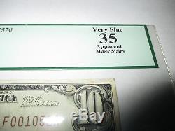 10 $ 1929 Grand Forks Dakota Du Nord Nd Note De La Banque Nationale De Billets De Billets! # 2570 Vf