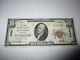 10 $ 1929 Gunnison Colorado Co Note De La Banque Nationale De Billets Bill Ch. # 2686 Vf