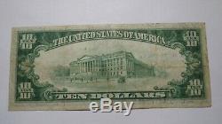 10 $ 1929 Guntersville Alabama Al Monnaie Nationale De Billets De Banque Bill Ch. # 10990 Vf +
