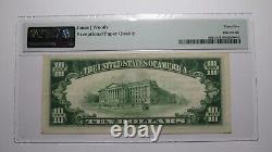 10 $ 1929 Hamilton New York Ny Monnaie Nationale Note De La Banque Bill Ch #1334 Vf35 Pmg