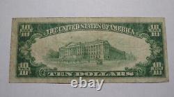 10 1929 Ilion New York Ny Monnaie Nationale Banque Note Bill Ch. #1670 Fine+