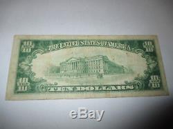 $ 10 1929 Itasca Texas Tx Banque Nationale De Billets De Banque Note! Ch. # 4461 Fine Rare