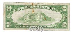 10 $. 1929 Jackson Minnesota National Currency Bank Note Bill Ch. # 7797