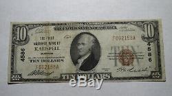 10 $ 1929 Kalispell Montana Mt Banque Nationale Monnaie Note Bill! # 4586 Fin Rare