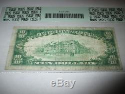 $ 10 1929 Logan Utah Ut Note De Banque Nationale Bill Ch # 4670 Fine Pcgs
