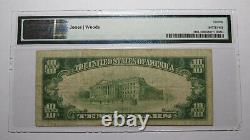 10 $ 1929 Martinsburg West Virginia Wv National Currency Bank Note Bill! Numéro 4811
