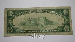 10 1929 Middleburgh Pennsylvanie Ap National Monnaie Banque Note Bill Ch. Numéro 4156