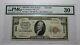 10 1929 Millville New Jersey Nj Monnaie Nationale Note De La Banque Bill #1270 Vf30