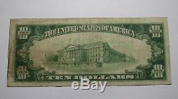 10 $ 1929 Monessen Pennsylvanie Pa Billets De Banque Nationaux, Billets De Banque Bill Ch # 5956 Fine