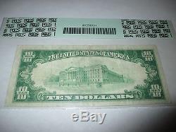 10 $ 1929 Morganfield Kentucky Ky Monnaie Nationale Note De Banque Bill Ch. # 7490 Vf