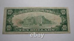 $10 1929 Mount Vernon New York Ny National Currency Bank Note Bill! #5271 Amende