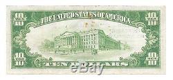 10 $ 1929 Mountain Lake Minnesota Billet De Banque Nationale Bill Ch. # 9267