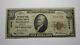 10 1929 Muskegon Michigan Mi Monnaie Nationale Banque Note Bill Ch. #4398 Fine