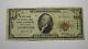 10 1929 New London Connecticut Ct Monnaie Nationale Banque Note Bill Ch. #1037 Vf