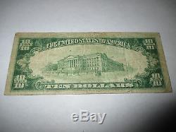 $ 10 1929 Niles Michigan MI Banque De Billets De Banque Nationale Note Bill! Ch. # 13307 Amende