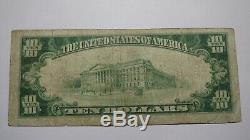 10 $ 1929 North East Pennsylvania Pa Banque Nationale Monnaie Remarque Le Projet De Loi # 9149 Fin