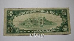 $10 1929 Pomona California Ca National Currency Bank Note Bill! Ch. #3518 Amende