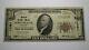 10 1929 Portsmouth Virginia Va Monnaie Nationale Banque Note Bill Ch. #11381 Fine
