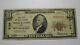 10 $ 1929 Rock Rapids Iowa Ia National Currency Bank Note Bill Ch. #3153 Fine
