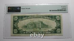 10 $ 1929 San Jose California Ca National Currency Bank Note Bill #2158 Vf25 Pmg