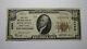 $10 1929 Scottdale Pennsylvania Ap National Monnaie Banque Note Bill Ch #4098 Vf+