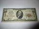 10 $ 1929 Shawnee Oklahoma Ok Billet De Banque En Monnaie Nationale Bill Ch. # 12339 Fin