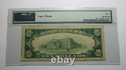 10 $ 1929 Shreveport Louisiane La Monnaie Nationale Note De La Banque Bill Ch. #3595 F15