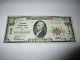 10 $ 1929 Sioux City Iowa Ia Note De La Banque Monétaire Nationale Bill! Ch. # 3124 Vf! Rare