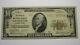 10 $ 1929 Souderton Pennsylvania Pa Banque Nationale Monnaie Note Bill! # 13251 Fin