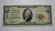 $10 1929 Spring City Pennsylvania Ap National Monnaie Banque Note Bill #2018 Rare