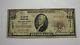 10 1929 Staunton Illinois Il Monnaie Nationale Banque Note Bill Ch. #10777 Rare