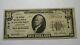 10 $ 1929 Vandergrift Pennsylvania Pa Banque Nationale Monnaie Note Bill # 7816 Vf