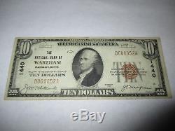 $ 10 1929 Wareham Massachusetts Ma Banque De Billets De Banque Nationale Bill! Ch # 1440 Vf