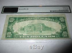 10 $ 1929 Washington Court House Ohio Billet De Banque National En Monnaie Nationale! # 13490