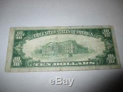 10 $ 1929 What Cheer Billet De Banque En Monnaie Nationale Iowa Ia Bill Ch. Bill # 3192 Amende