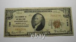 10 $ 1929 Whitinsville Massachusetts Ma Monnaie Nationale Note De Banque Bill 769 Amende