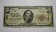 10 $ 1929 Wilmerding Pennsylvania Ap Monnaie Nationale Banque Note Bill #5000 Rare