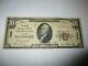 10 $ 1929 Wilmington Delaware De Billet De Banque En Monnaie Nationale Bill Ch. # 1390 Amende