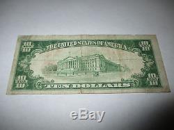 $ 10 1929 Woodbine Iowa Ia Banque Nationale De Billets De Banque Bill! Ch. # 4745 Fin +