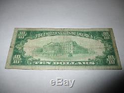 $ 10 1929 Woodbine Iowa Ia Bill National Note De Banque! Ch. # 4745 Rare