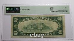 10 $ 1929 Woodbury New Jersey Nj Monnaie Nationale Note De La Banque Bill Ch #1199 Vf30