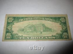 $ 10 1929 Ypsilanti Michigan MI Banque De Billets De Banque Nationale Note Bill! Ch. # 155 Vf