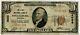10 $ First National Bank Shullsburg Wi 4055 1929 Note Devise Nationale Lf314