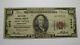100 $ 1929 New Castle Pennsylvania Pa Banque Nationale Monnaie Note Bill! Ch. # 4676