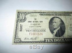 1029 $ 1929 Fargo North Dakota Nd Banque Nationale De Billets De Banque Bill Ch. # 5087 Amende