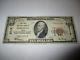 1029 $ 1929 Marshall Texas Tx Monnaie Nationale Note De Banque Bill Ch. # 3113 Fine